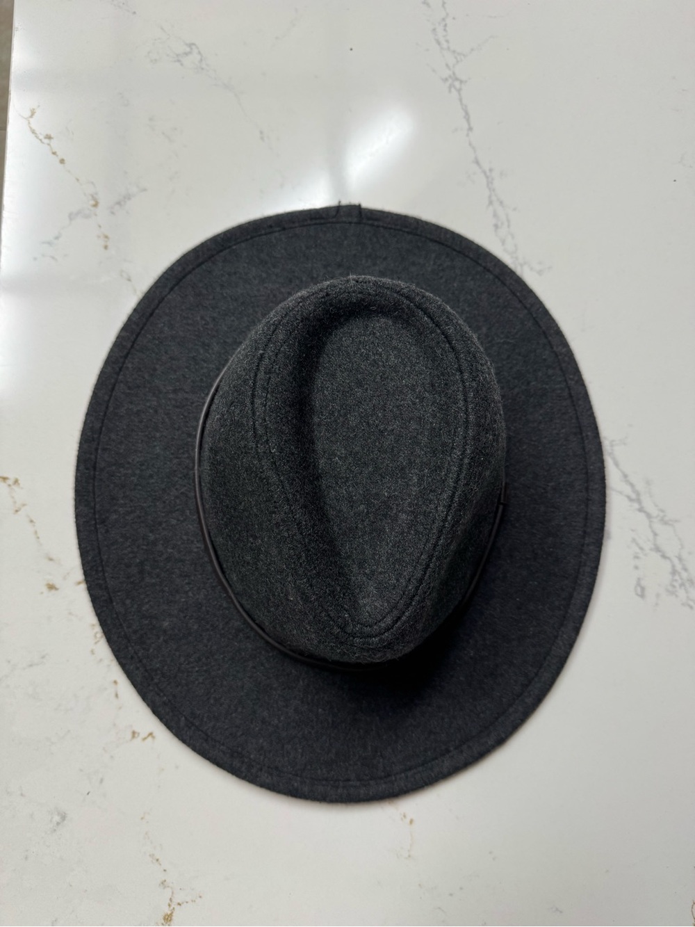 GAP Kids Charcoal Felt Fedora Hat